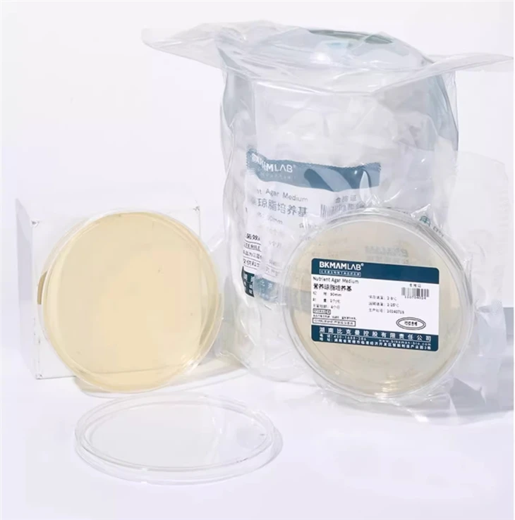 Culture Medium Lab Use TCBS Medium Plate 6cm Manganese Nutrient Agar Medium Plate