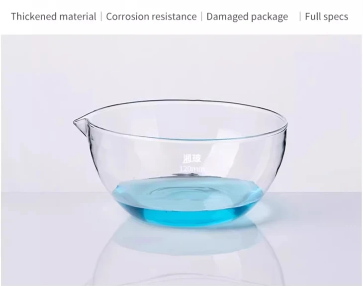 Lab Use Chemistry Factory Direct Lab Glassware 60mm Quartz Evaporating Dish Chemistry