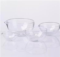 Lab Boro 3.3 Staklena posuda za isparavanje za laboratorijsku upotrebu Posuda za isparavanje sa okruglim dnom Lab Posuda za isparavanje